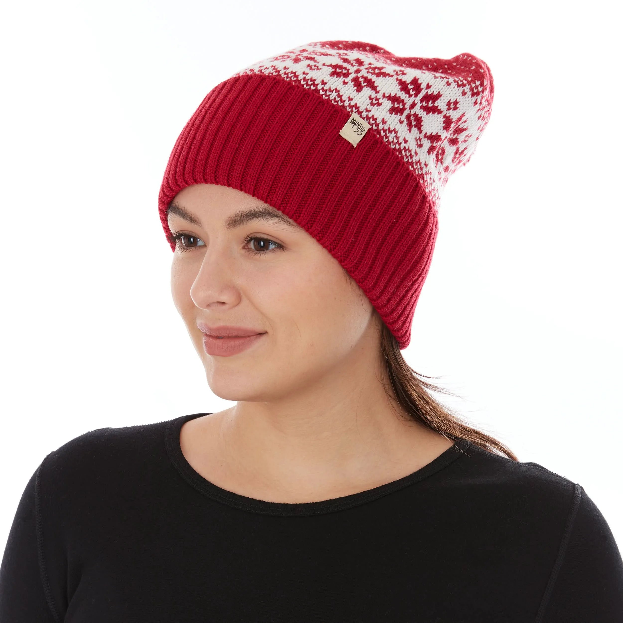True Red Natural Cream Snow Flake