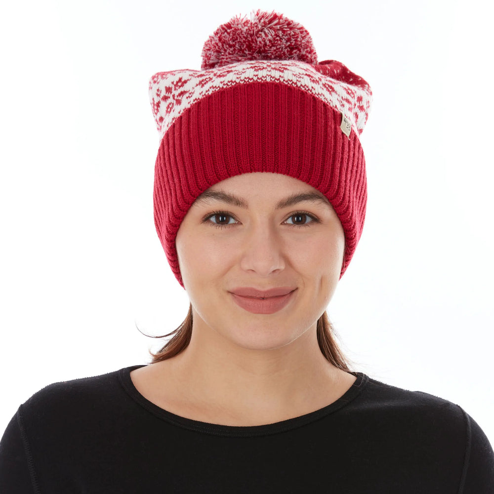 True Red Natural Cream Snow Flake