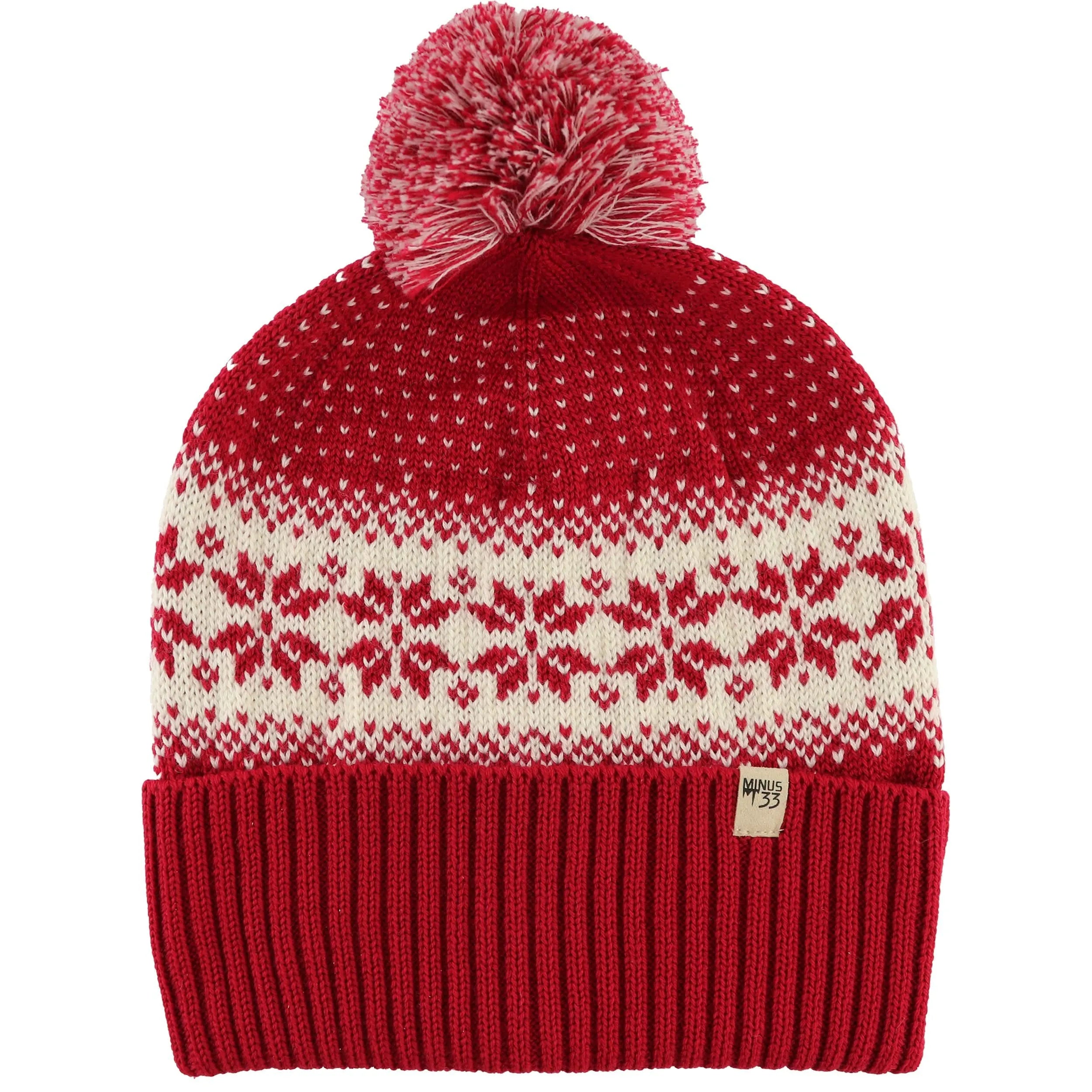 True Red Natural Cream Snow Flake