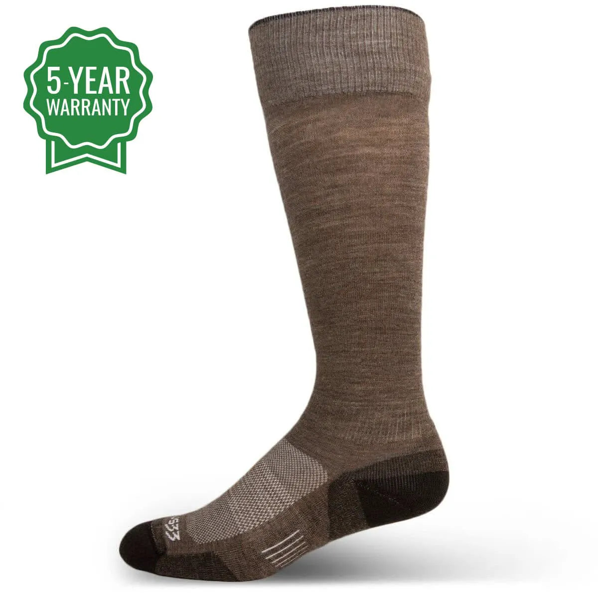Microweight Cushion Over-the-Calf Wool Socks - Mountain Heritage